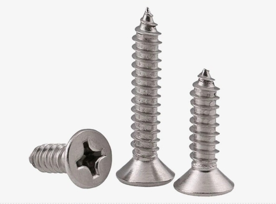 ANSI/ASME 標準SS304 SS316 耐腐蝕性建築用ステンレス鋼自閉式デッキスクリュー DIN7982