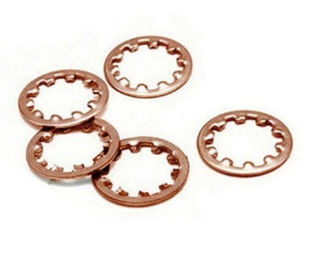 JIS スタンダード スター ロック ウォッシャー for Countersunk Style and Water Treatment in Copper Stainless Steel