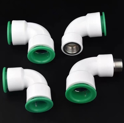 優れた性能 丸型頭 PPR 迅速パイプ 配合 水 組合 プラスチック 減量アダプター ODM パーソナライズ サポート