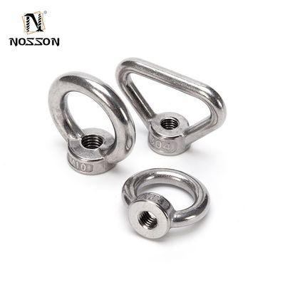 インペリアル測定システム DIN スタンダードリフティングアイナッツ M6 M8 M10 M12 鉄鋼 SS314 建設リフティング用