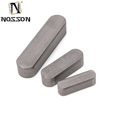 亜鉛付BS標準不?? 鋼 DIN6885タイプA 双丸端 軸 平行ピン 平鍵 8mm 10mm 12mm 14mm 16mm 20mm 25mm 30mm 35mm 40mm 50mm