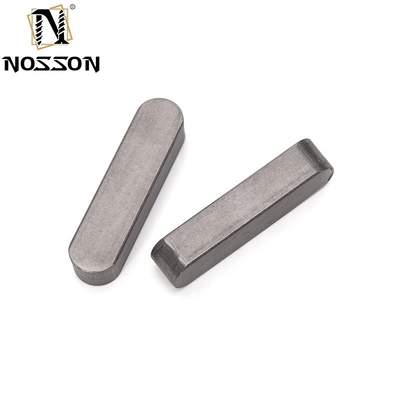 亜鉛付BS標準不?? 鋼 DIN6885タイプA 双丸端 軸 平行ピン 平鍵 8mm 10mm 12mm 14mm 16mm 20mm 25mm 30mm 35mm 40mm 50mm