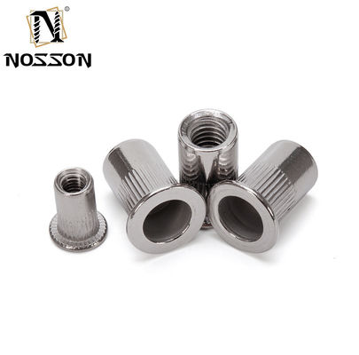 メトリック304不?? 鋼フラットヘッドカーボースチールガルバニズム M5 M6 M8 固定器からの水処理のためのリベットナッツ