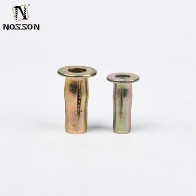 高密度家具リベット オーダーメイド 鉄 ニッケル付半管状リベット M2.5-M6.3 ISO 標準 明るい仕上げ