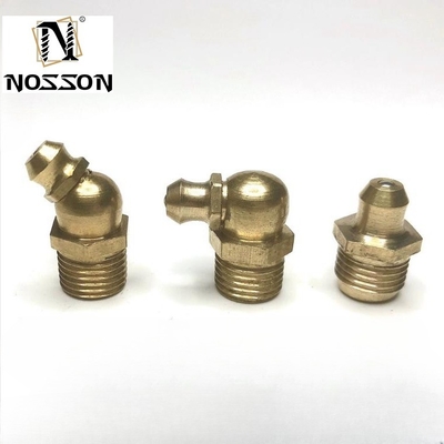 カスタマイズされたサイズ オールスレッド ニップル 6mm 8mm 10mm 12mm 45 90度 汽車用グリースフィッティング