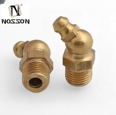 カスタマイズされたサイズ オールスレッド ニップル 6mm 8mm 10mm 12mm 45 90度 汽車用グリースフィッティング