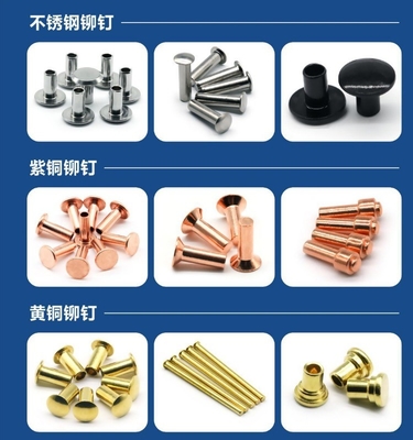 アルミ DIN スタンダード ブラス 固く安全な関節のための空洞管状リベット