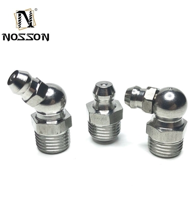 DIN標準 M12 M10 M8 M6 1/8 1/4 ステンレス ストレート 304 グリース 乳首 NPT 管線用油口 バター銃フィッティング
