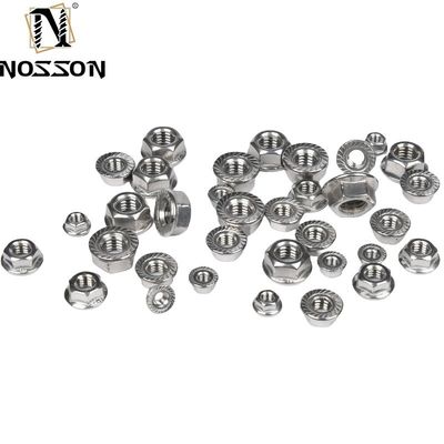 ニッケル付炭素鋼 細糸フレンズナッツ SS304 DIN6923 M8 M10 M12 自動車産業用ソリューションプロバイダー