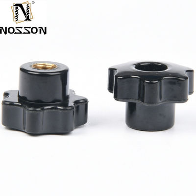 クロム塗装 油ガスのプラスチック クランリングナッツ ハンドル スターノブ アソートキット M4/M6/M8/M10 スレッド付きハンドノブ