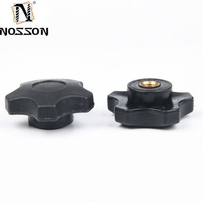 クロム塗装 油ガスのプラスチック クランリングナッツ ハンドル スターノブ アソートキット M4/M6/M8/M10 スレッド付きハンドノブ