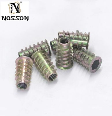 不同鋼 201/304/316 家具用 木製家具修理用 糸付き挿入ナッツ M5 M6 M8 メトリック測定システム