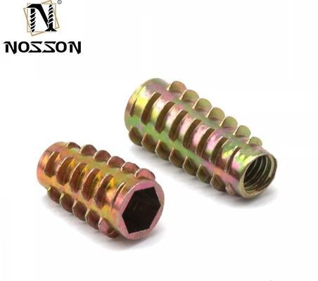 不同鋼 201/304/316 家具用 木製家具修理用 糸付き挿入ナッツ M5 M6 M8 メトリック測定システム