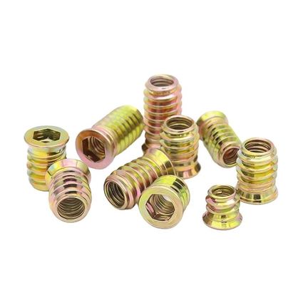 不同鋼 201/304/316 メトリック計測システム M6 M8 M10 家具や耐久性のある木材の挿入ナッツ
