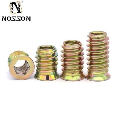 不同鋼 201/304/316 メトリック計測システム M6 M8 M10 家具や耐久性のある木材の挿入ナッツ