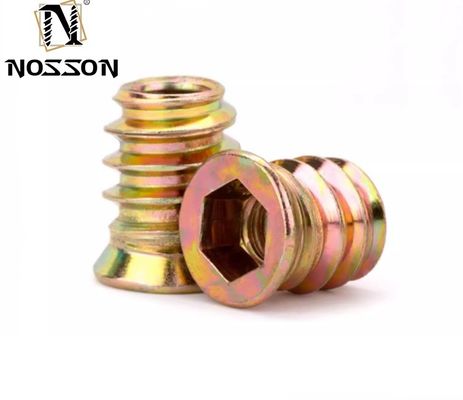 不同鋼 201/304/316 メトリック計測システム M6 M8 M10 家具や耐久性のある木材の挿入ナッツ