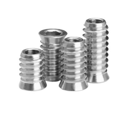 石油・ガス産業 基本的帝国測定 ステンレス鋼家具 耐腐蝕性ガルバニズドコーティング付き 木材挿入ナッツ