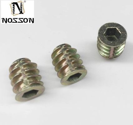 石油・ガス産業 基本的帝国測定 ステンレス鋼家具 耐腐蝕性ガルバニズドコーティング付き 木材挿入ナッツ