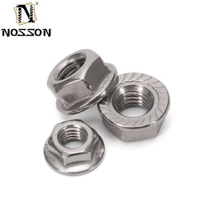 ANSI/ASME 標準 不同産業用 ステンレス鋼 六角フレンズナッツ M4 M5 M6 M8 M10 M10 スレッド DIN6923