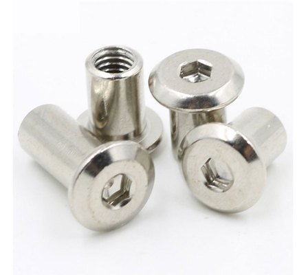 ANSI/ASME 標準 M3 M4 M5 M6 M8 M10 M12 1/4 3/8 5/16 カーボン・スチール フラット・ラウンド・ヘッド・ヘックス・ナッツ