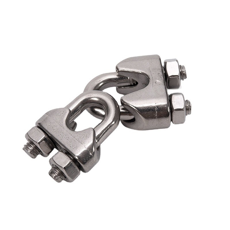 ZINC Finish Metric Measurement System 304 一般産業用用用3mmステンレススチールワイヤロープクランプ