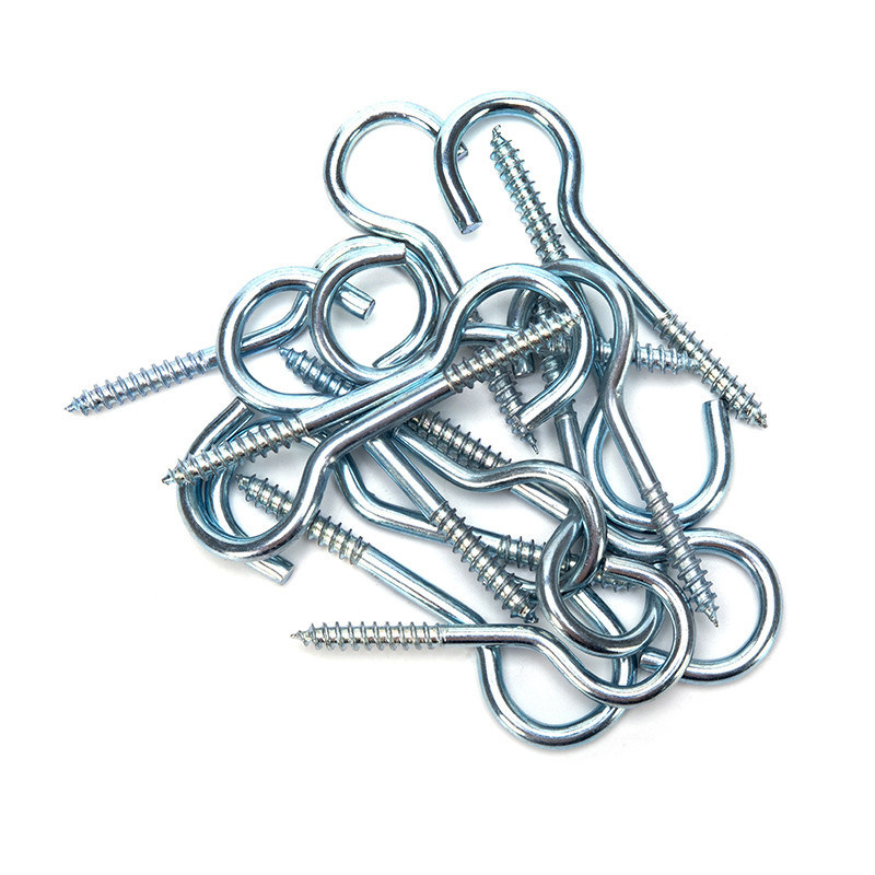 JIS標準目フックスクリュー 炭素鋼 木糸 M1.6 M2 M2.5 M3 M4 M5 M6 M8 M10 M12 M14 M16 M20 黒色 ステンレス鋼