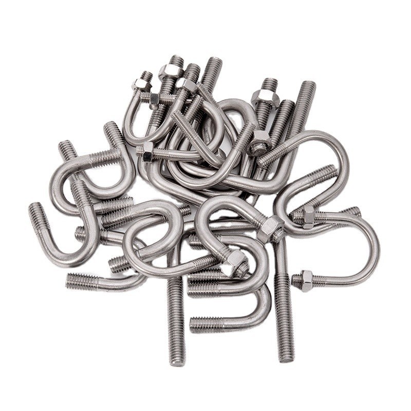 亜鉛仕上げ オーダーメイドサイズ 鉄筋Uボルト 鉄筋m3 m4 m5 m6 m8 m10 m12 m16 m20 建設プロジェクト用