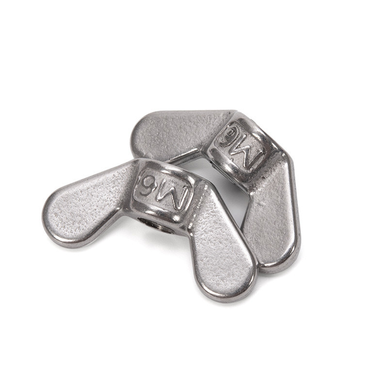 ブラックオキシド仕上げ合金鋼翼ナッツ M4 M5 M6 M8 M10 M12 M14 M16 M18 M20 M22 M24 DIN315 メトリック測定システム