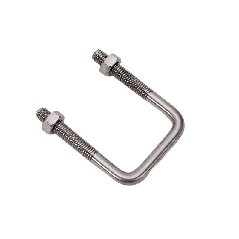SS304 316 パイプクランプ トラックボート Uボルトのための方角折りナッツ洗浄機 M6 M8 M10 DIN3570 すべてのサイズ 平面ステンレス鋼 長さ32mm