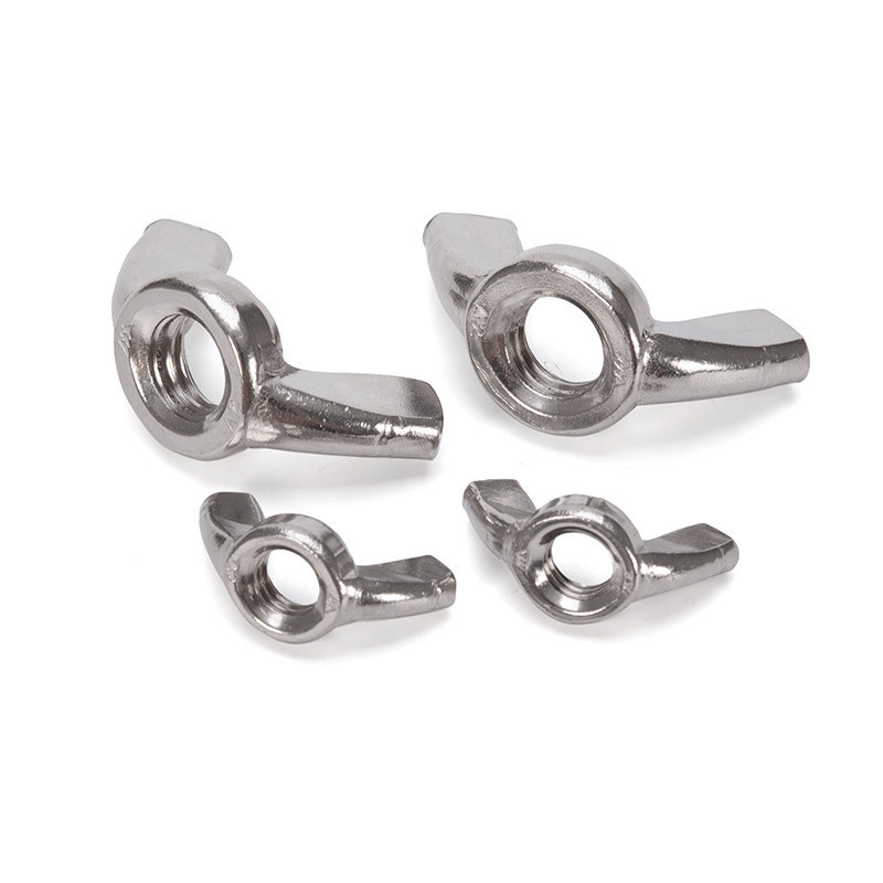 スタッドレスタイヤ 304/316 ウイングバタフライナッツ 付加熱仕上げ JIS標準メトリック測定システム 耐久性