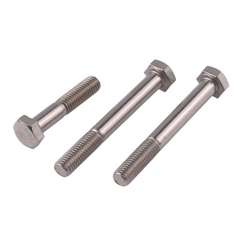 カスタムサイズ M16 M18 M20 ステンレススチール SUS 304 316 316L 六角ボルト DIN933 DIN931 メトリック GB 機械規格