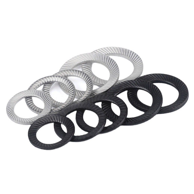 M3-M30 JIS 標準 炭酸鋼 黒化 振動 双歯クエッジ 凸起式 安全 蝶式ロック洗浄機 重工業用