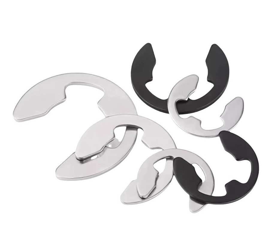 平面仕上げ ステンレス鋼 E型 スナップリング オープン 保持リング E型 円形 内歯 スタイル GB896 DIN6799