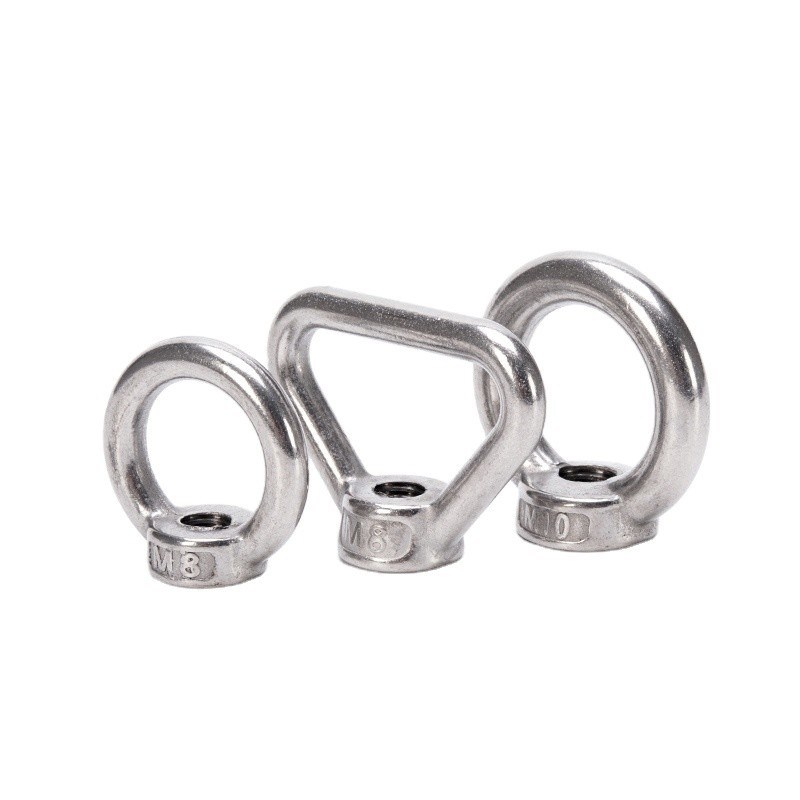 粗い糸 M10 M12 SS316 304 三角弓ノート 丸いリング リフティングアイノート ロープフィッティング 炭素鋼 プロフェッショナル