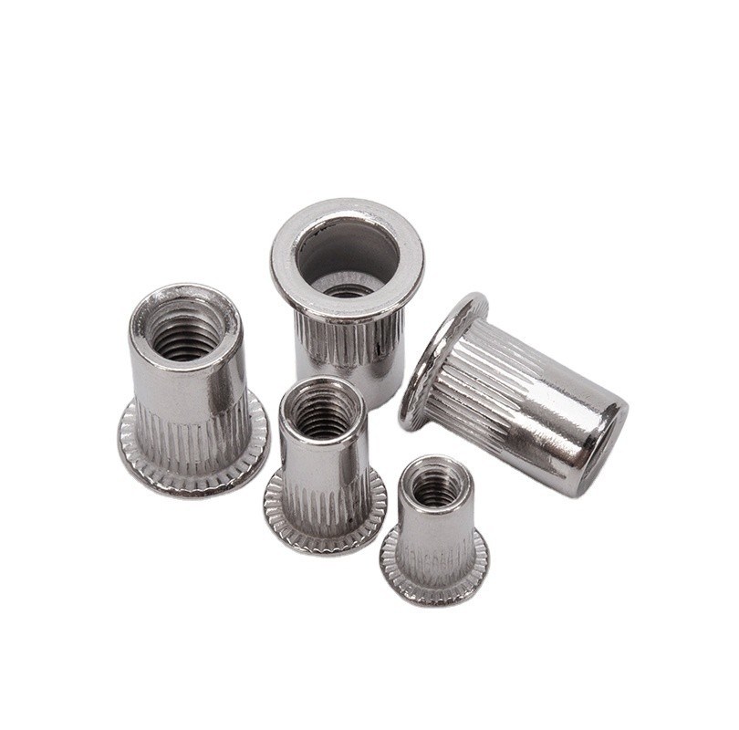 メトリック304不?? 鋼フラットヘッドカーボースチールガルバニズム M5 M6 M8 固定器からの水処理のためのリベットナッツ