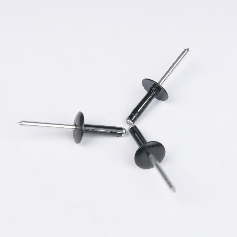 ステンレス鋼の顧客要求のためのホワイト・フィニッシュドームヘッド・オープン・エンド・ブラインド・ニット