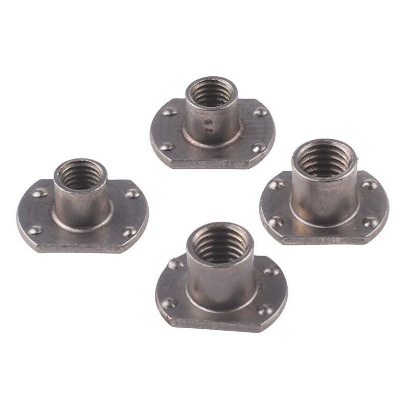 クロム付T型エッジ・ウェルディングナッツ 自動車用 スポット・ウェルディング 鋼ボルト 耐久性があり,設置が簡単 長さ8mm-50mm