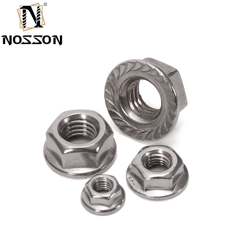 ANSI/ASME 標準 不同産業用 ステンレス鋼 六角フレンズナッツ M4 M5 M6 M8 M10 M10 スレッド DIN6923